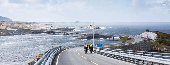 تصاویر/ جاده نفس‌گیر در نروژ