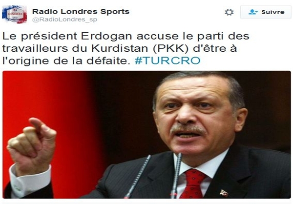 توجیه عجیب اردوغان پس از شکست ترکیه