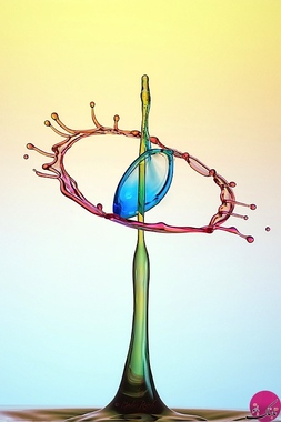 مایعات رنگی از دریچه نگاه یک عکاس خلاق