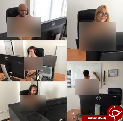 مردم بلاروس به درخواست رئیس‌جمهور در محل کار برهنه شدند! + تصاویر