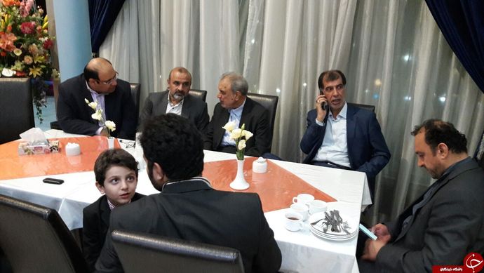 تصویر حضور باهنر و صالحی در مراسم عروسی دختر معاون اول احمدی نژاد