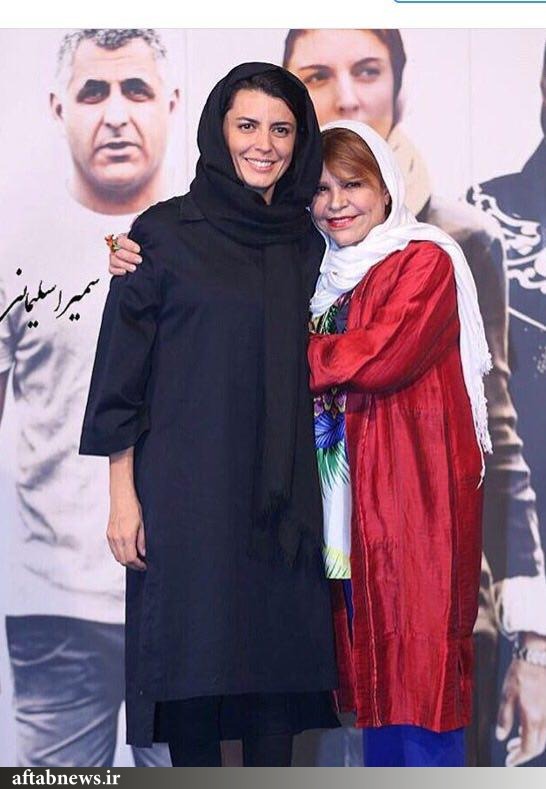 عکس/ ليلا حاتمي و مادرش زري خوشكام در اكران خصوصي فيلم من