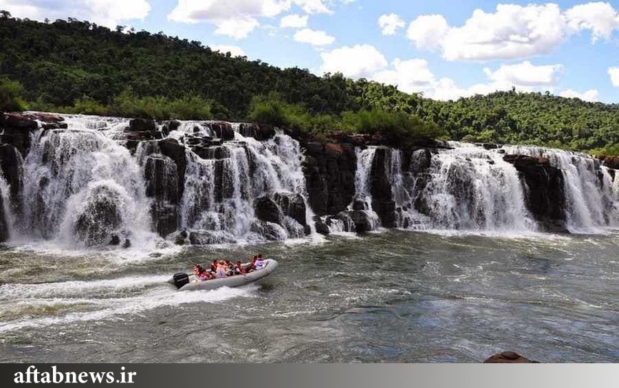 آبشاري منحصر بفرد در آرژانتين/عکس