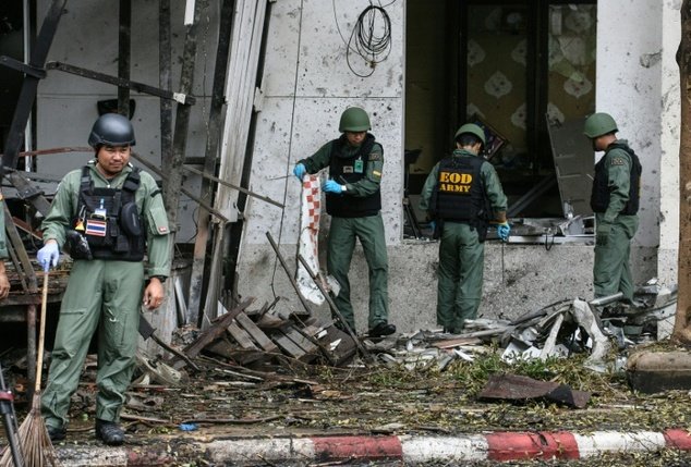 کشته شدن سه پلیس در جنوب تایلند براثر انفجار بمب