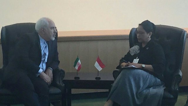 رایزنی وزرای خارجه ایران و اندونزی در نیویورک