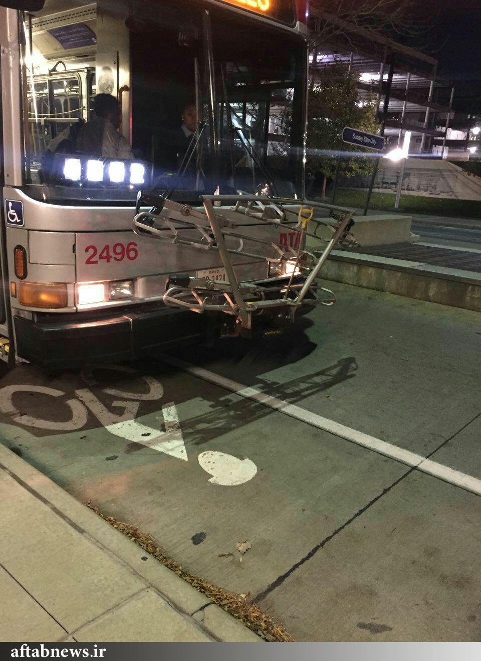 عکس/ باربند مخصوص حمل دوچرخه بر روی اتوبوس