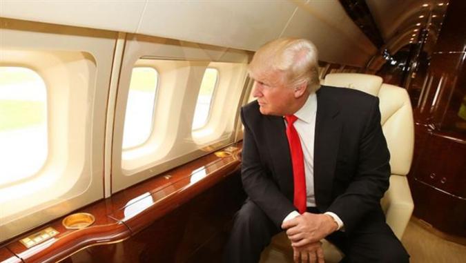 هواپیمای مجلل «دونالد ترامپ» از جنس مرمر! +تصاویر