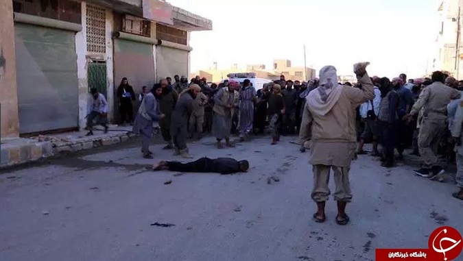 داعشی‌ها یک مرد سوری را به طرز فجیعی اعدام کردند +تصاویر