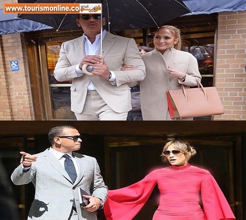 جنیفر لوپز و نامزد جدیدش در خیابان روئیت شد! +تصاویر