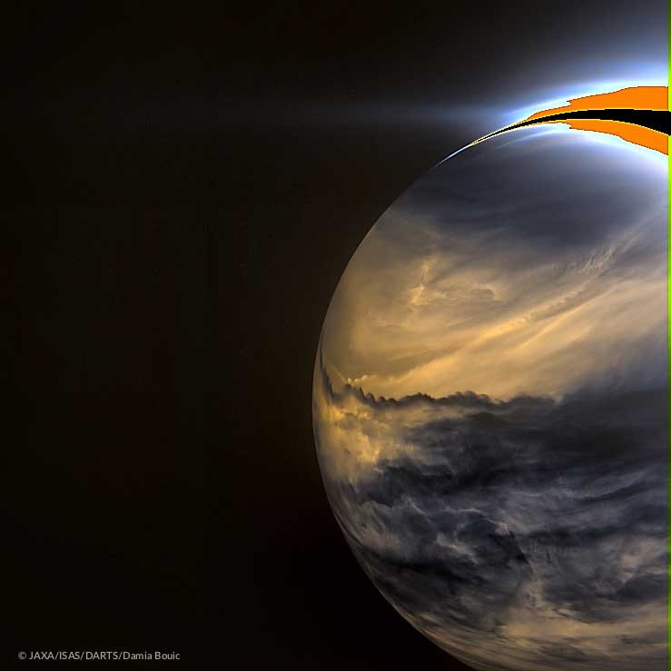 عکس/تصویر نجومی روز ناسا: شب‌های داغ ناهید