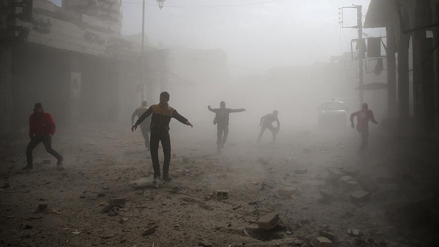 حمله هوایی به غوطه شرقی/ ۲۳ کشته+تصاویر