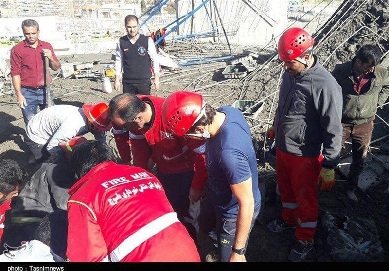 مرگ یکی از کارگران حادثه ریزش ساختمان در یاسوج