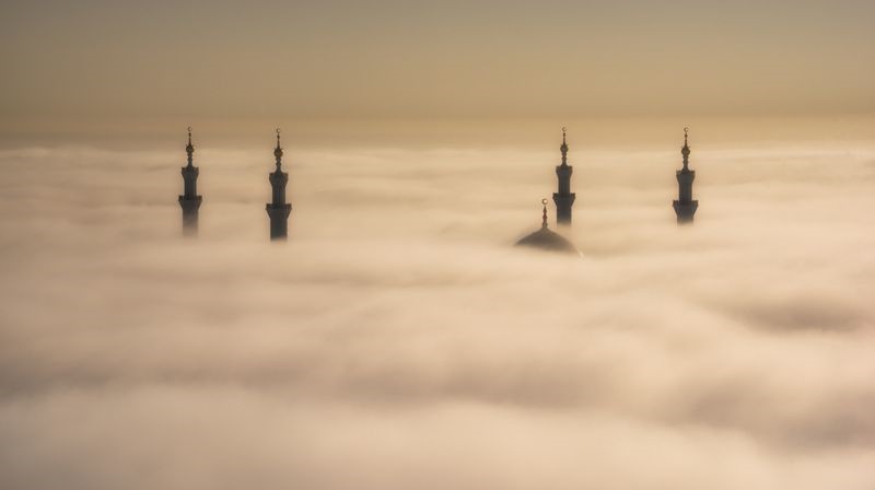 عکس/ مسجدی بالاتر از ابرها در عکس روز نشنال جئوگرافیک