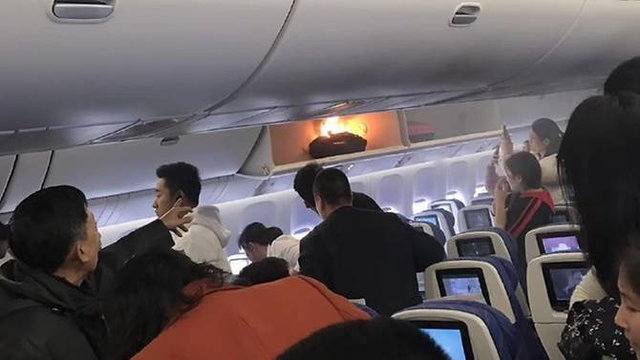 انفجار یک پاوربانک در هواپیمای چینی