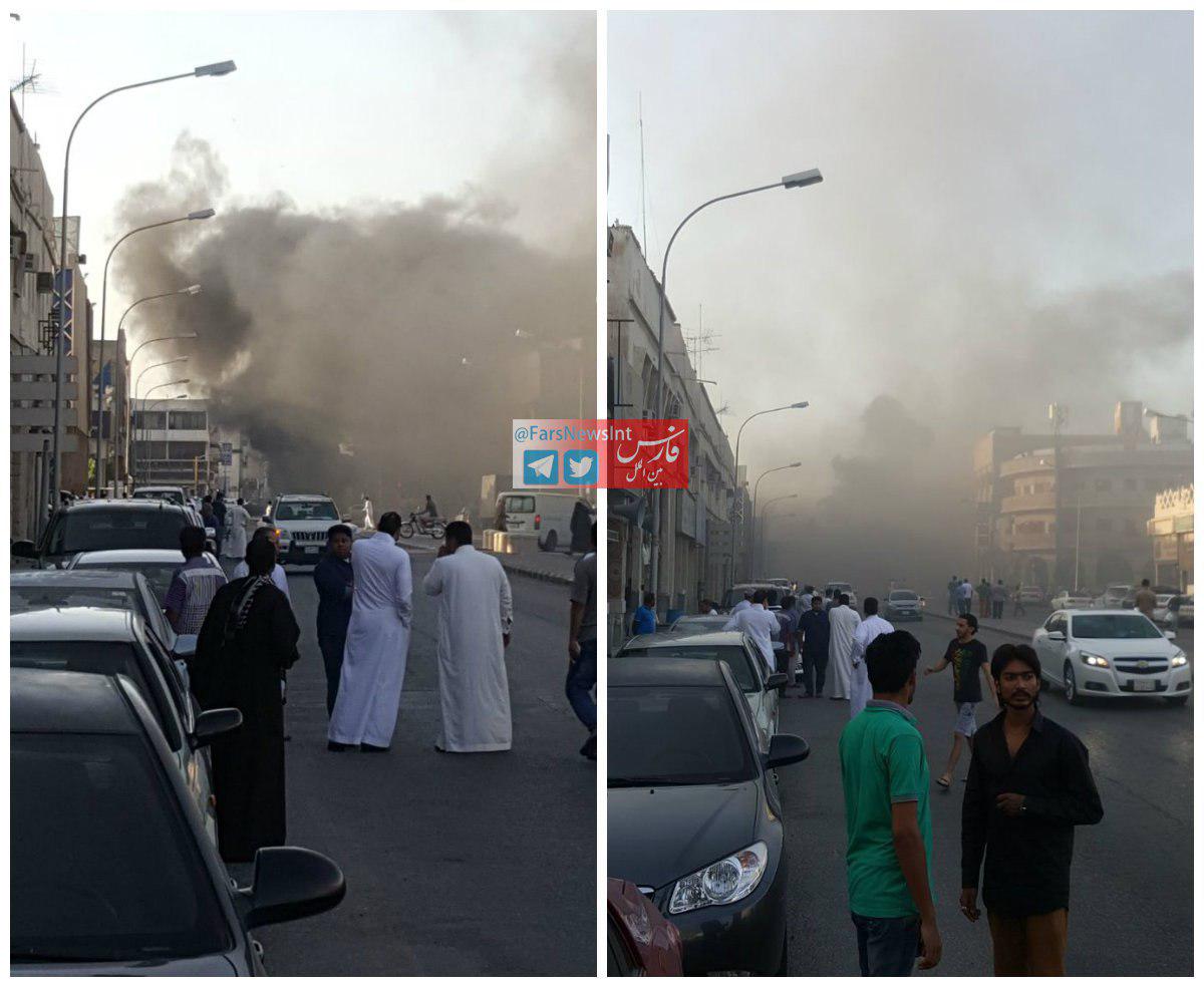 انفجار شدید در شهر شیعه‌نشین عربستان/تصویر