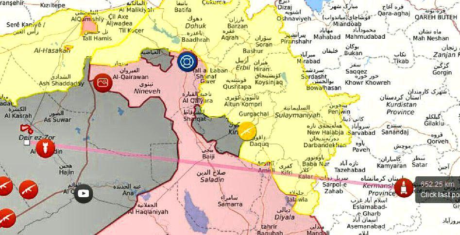 چرا سپاه «دیرالزور» سوریه را برای حمله موشکی انتخاب کرد؟+نقشه