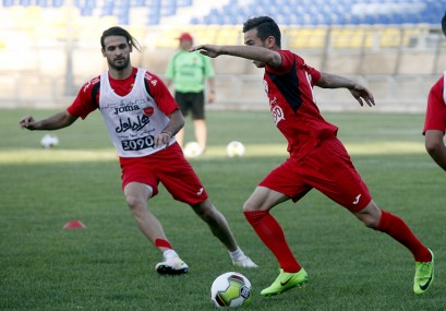 معرکه احمد نوراللهی در تمرین پرسپولیس+عکس