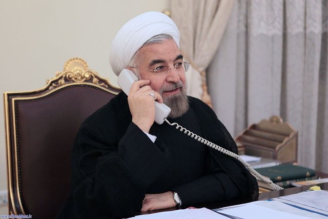 گفت‌وگوی تلفنی روحانی و امیر قطر/ایران در کنار دولت و ملت قطر