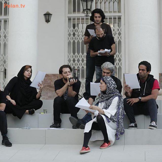 عکس/ سحر دولتشاهی و بهرام رادان در تمرین تئاتر «سی»