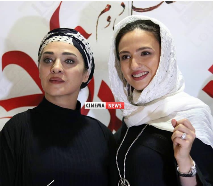 رویا نونهالی و گلاره عباسی در پردیس سینمایی کوروش / عکس