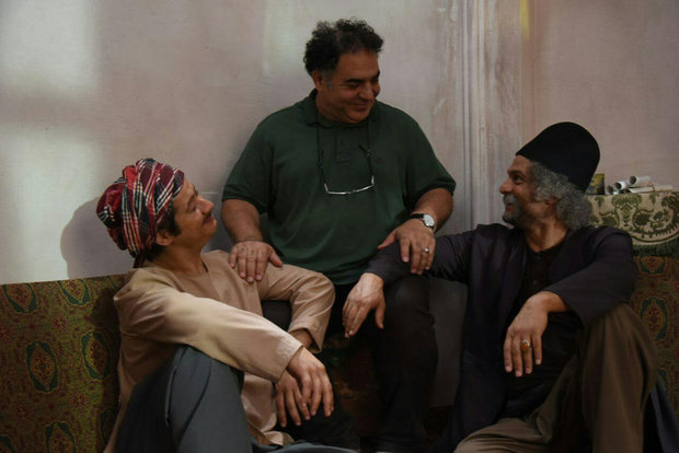 گریم قجری حسین یاری و علی صادقی در یک فیلم +عکس
