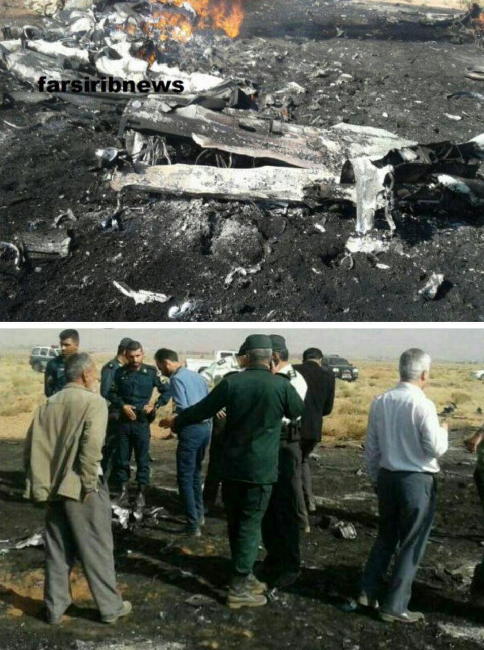 سقوط یک فروند جنگنده سوخو ۲۲ در استان فارس/خلبان به شهادت رسید+عکس
