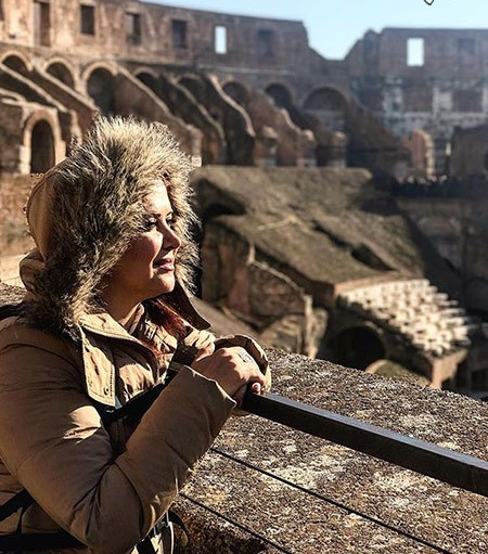 ایتالیا گردی خانم بازیگر مشهور با تیپی متفاوت/عکس