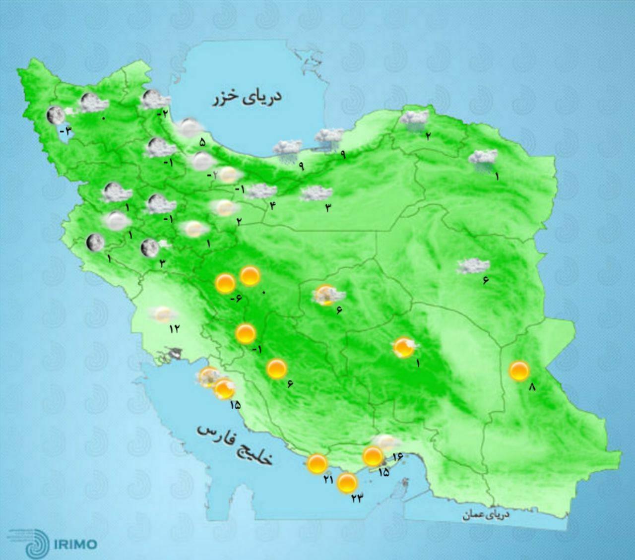 امدادرسانی به ۱۶۵۵ نفر| برف و کولاک در ۱۴ استان کشور+نقشه