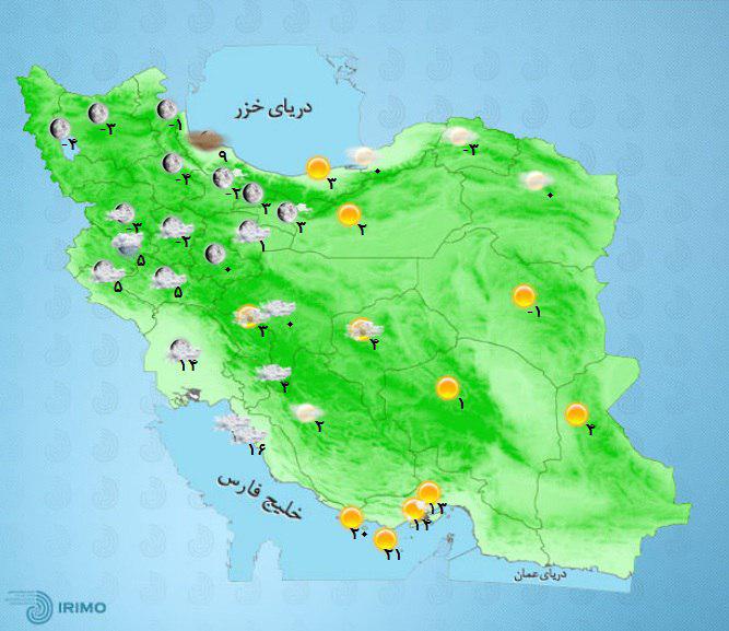 آسمان ۸ استان برفی و بارانی| آخرین وضعیت جاده‎ها| باد و باران آلاینده‌های هوای تهران را کاهش می‌دهد