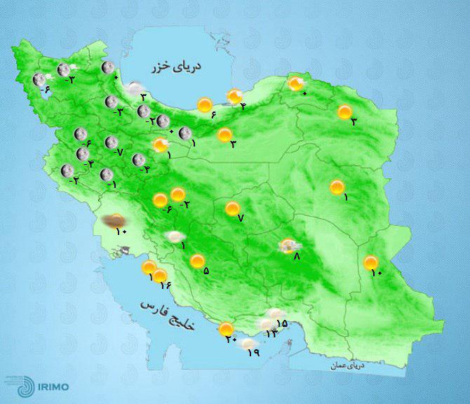 برف و کولاک در 11 استان کشور