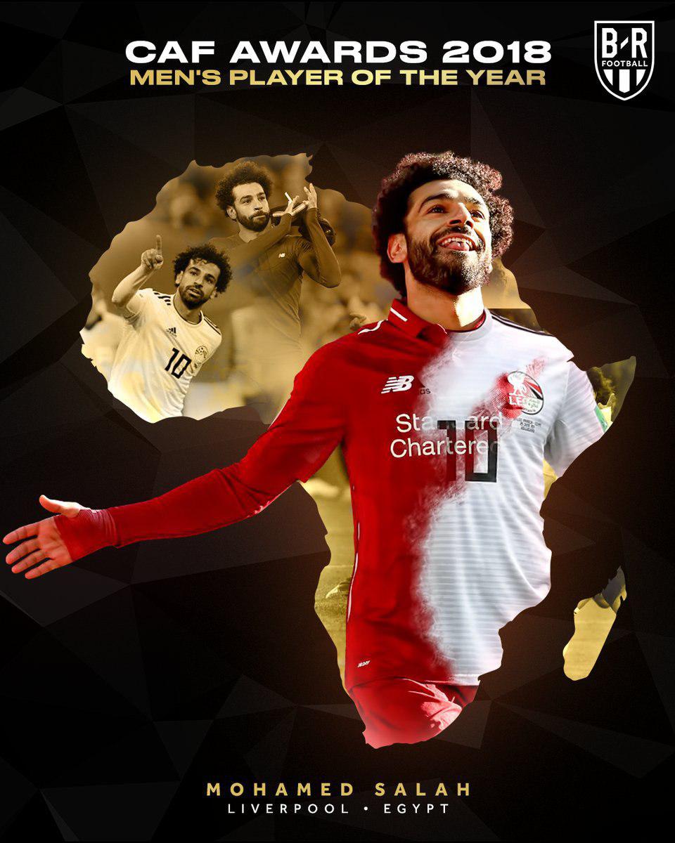 محمد صلاح مرد سال فوتبال قاره آفریقا شد