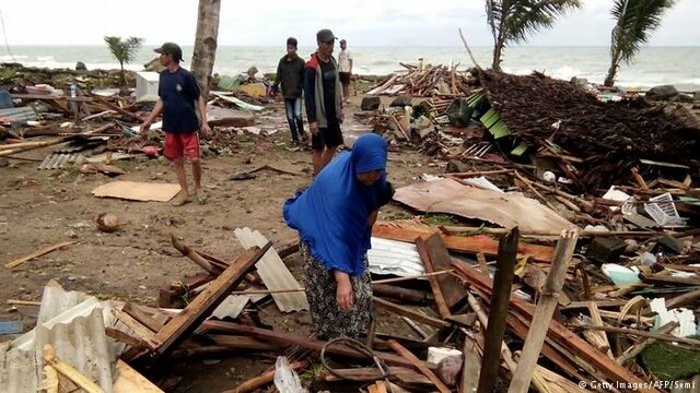 سونامی مرگبار در اندونزی با هزاران کشته و زخمی