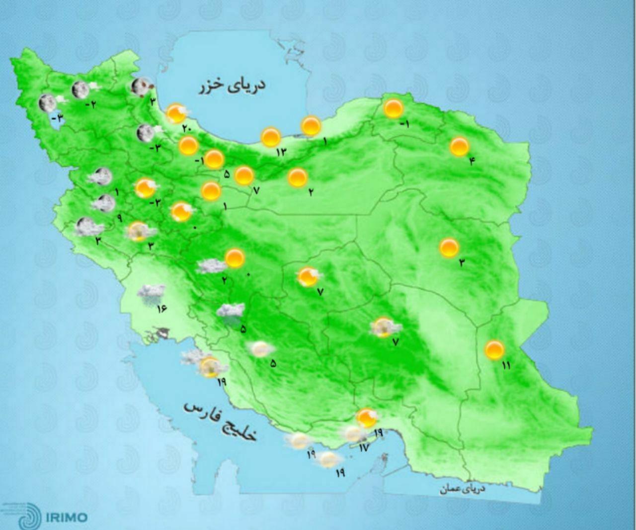 برف و باران دوباره کشور را فرا می‎گیرد+نقشه