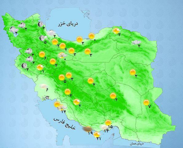 ورود سامانه بارشی جدید به کشور+نقشه