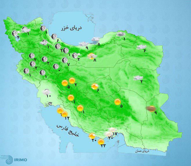 کدام استان‎ها بارانی است؟+نقشه