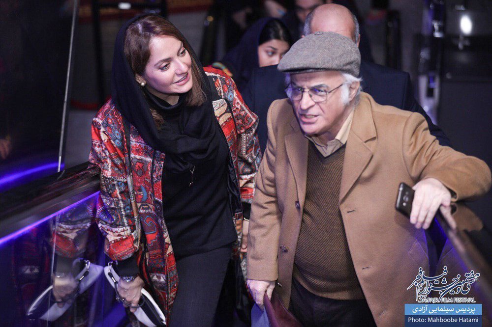 مهناز افشار و فریدون جیرانی در اکران مردمی «آشفته‌گی»+عکس