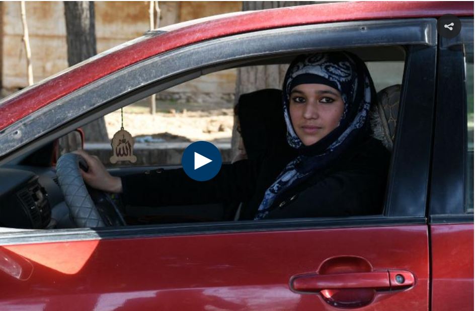 سنت‌شکنی زنان در ولایت بغلان افغانستان؛ نخستین زن راننده+فیلم