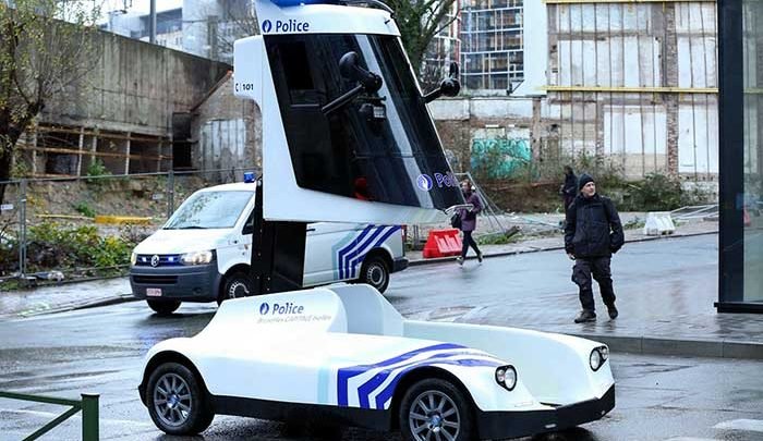 وسیله نقلیه عجیب پلیس بلژیک برای رصد مردم! +عکس