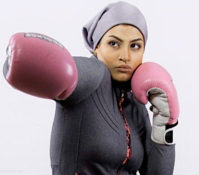 اتفاق تاریخی در ورزش زنان؛ دختر ایرانی در رینگ بوکس فرانسه+تصاویر