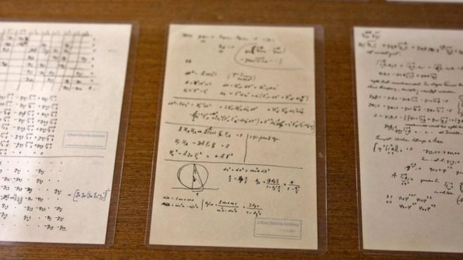 رونمایی از مجموعه تازه ای از دست‌نوشته‌های اینشتین