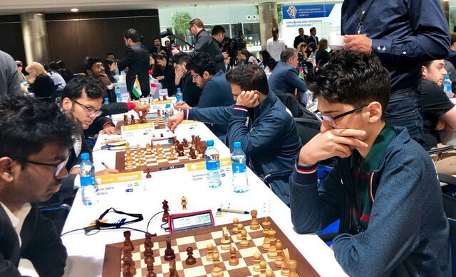 اولین برتری شطرنج‌بازان ایران در دور سوم مسابقات شطرنج قهرمانی تیمی جهان