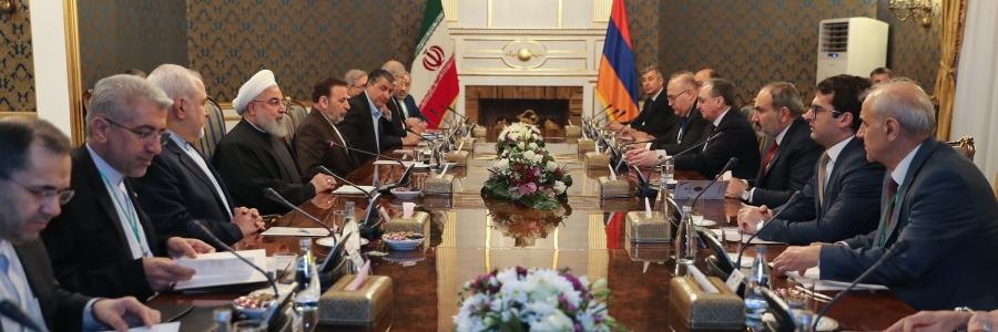 روحانی و نیکول پاشینیان در نشست مشترک هیأت‌های عالی رتبه ایران و ارمنستان چه گفتند؟