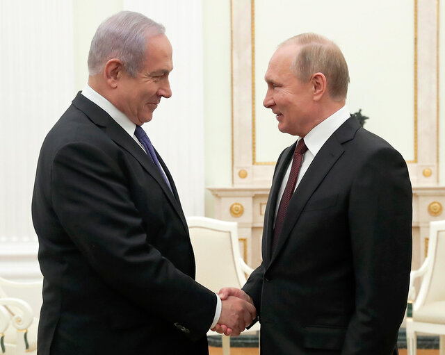 نتانیاهو به پوتین: اجازه نمی‌دهیم ایران در سوریه پایگاه داشته باشد