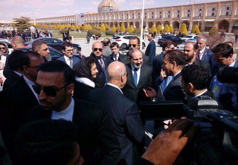 نخست‌وزیر ارمنستان وارد اصفهان شد
