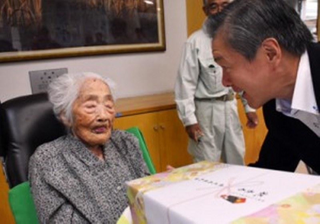 پیرترین فرد جهان در ژاپن درگذشت +عکس
