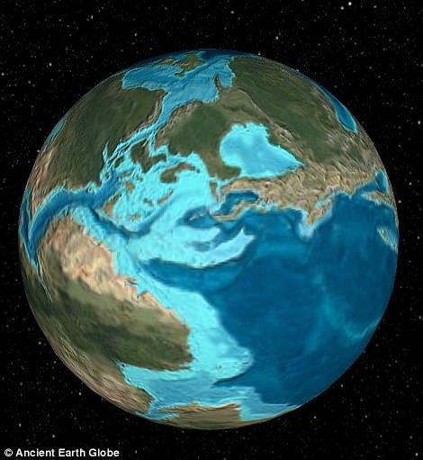 نقشه‌ زمین در 600 میلیون سال گذشته