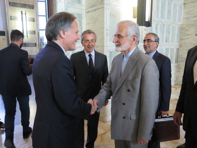 خرازی با وزیر خارجه ایتالیا دیدارکرد+عکس