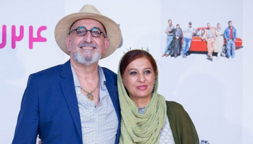 فرهاد آئیش و همسرش در اکران خصوصی فیلم هزارپا | عکس