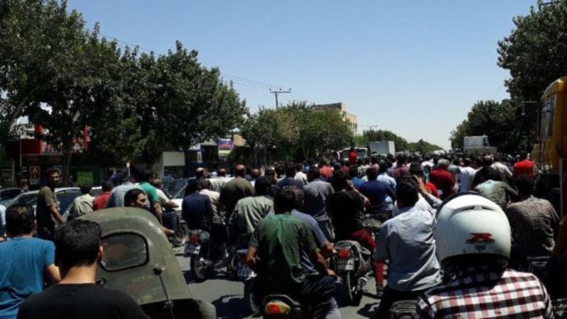 گزارش ایرنا از تجمع در منطقه شاپور اصفهان