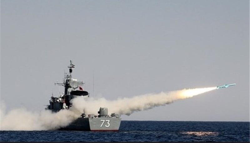 ایران موشک کوتاه‌برد ضدکشتی آزمایش کرد